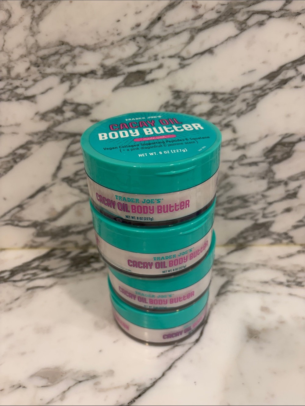Trader Joe’s Cacay Oil Body Butter 4 pieces